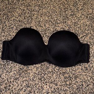 Victoria's Secret Black Strapless Bra